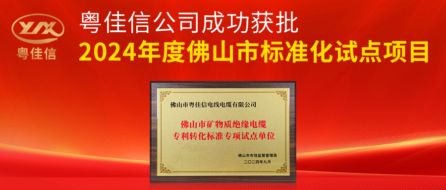 丝瓜sigua55com公司成功获批2024年度佛山市标准化试点项目